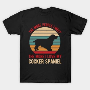 Cocker Spaniel Funny Gifts T-Shirt